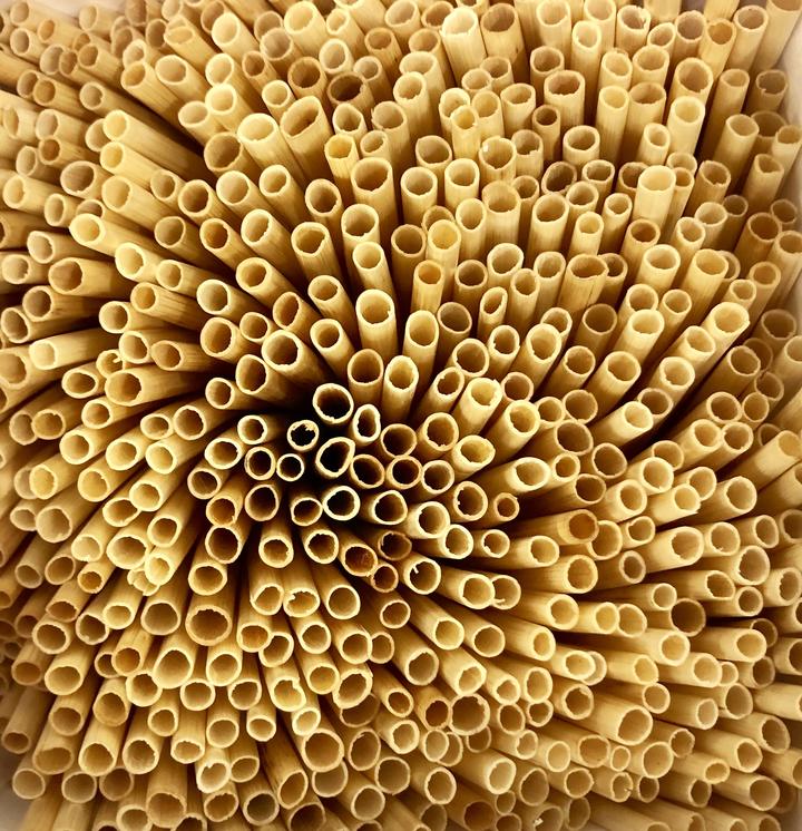 All Natural Real Straw 5 inch Wheat Stem Cocktail Straws/Coffee Stirrers